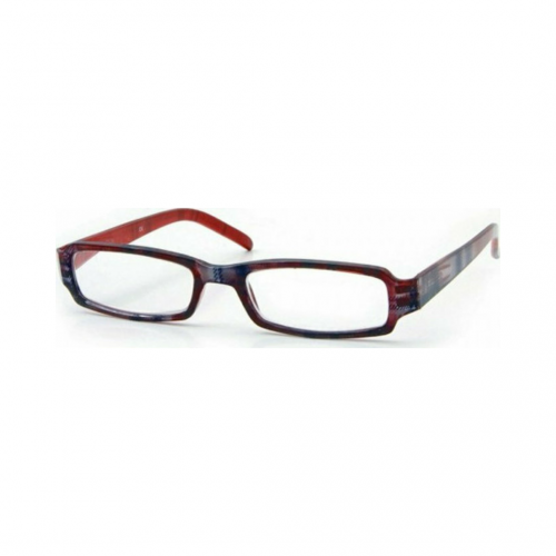 EyeLead Optical E115 Γυαλιά Διαβάσματος Unisex Κόκκινο Καρώ με Κοκάλινο Σκελετό +1.50, 1 ζευγάρι